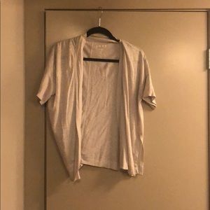 LOFT short sleeve linen cardigan
